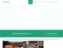 Tablet Screenshot of peteberg.net